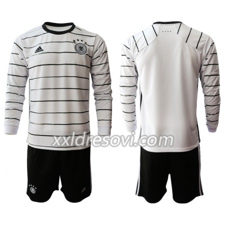 Njemačka Domaći Dječji Komplet Dresovi za Nogomet Euro 2020 Dugim Rukavima (+ kratke hlače)